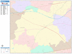 Union Digital Map Color Cast Style