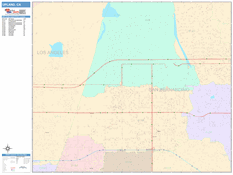 Upland Digital Map Color Cast Style