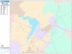 Waco Digital Map Color Cast Style