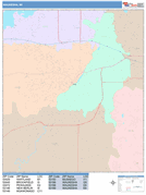Waukesha Digital Map Color Cast Style