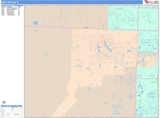 Wellington Digital Map Color Cast Style