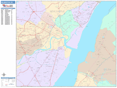 Wilmington Digital Map Color Cast Style