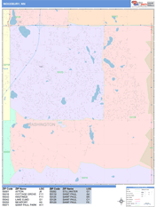 Woodbury Digital Map Color Cast Style