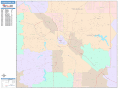 Youngstown Digital Map Color Cast Style