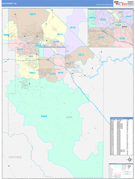 Ada County, ID Digital Map Color Cast Style