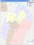 Bradley County, TN Digital Map Color Cast Style