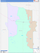Brown County, NE Digital Map Color Cast Style