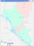 Buffalo County, WI Digital Map Color Cast Style