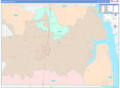 Calloway County, KY Digital Map Color Cast Style