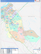 Camden County, NJ Digital Map Color Cast Style