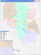 Canyon County, ID Digital Map Color Cast Style