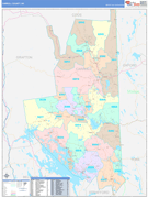 Carroll County, NH Digital Map Color Cast Style