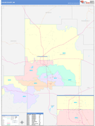 Chaves County, NM Digital Map Color Cast Style