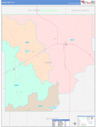 Dawes County, NE Digital Map Color Cast Style