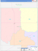 Decatur County, KS Digital Map Color Cast Style
