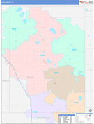 Deuel County, SD Digital Map Color Cast Style