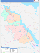 Essex County, VA Digital Map Color Cast Style