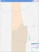 Eureka County, NV Digital Map Color Cast Style