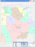 Fairfield County, OH Digital Map Color Cast Style