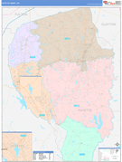 Fayette County, GA Digital Map Color Cast Style