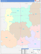 Fillmore County, NE Digital Map Color Cast Style