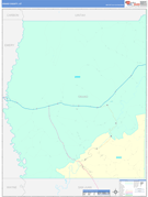 Grand County, UT Digital Map Color Cast Style