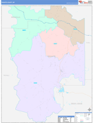 Granite County, MT Digital Map Color Cast Style