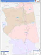 Grant County, KY Digital Map Color Cast Style