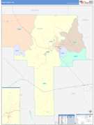 Grant County, NM Digital Map Color Cast Style