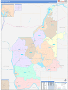 Grant County, WA Digital Map Color Cast Style