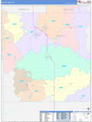 Gratiot County, MI Digital Map Color Cast Style