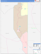 Greenlee County, AZ Digital Map Color Cast Style