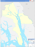 Haines Borough (County), AK Digital Map Color Cast Style