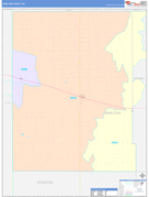 Hamilton County, KS Digital Map Color Cast Style