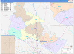 Hanover County, VA Digital Map Color Cast Style