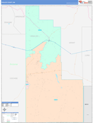 Hidalgo County, NM Digital Map Color Cast Style