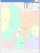 Holt County, NE Digital Map Color Cast Style