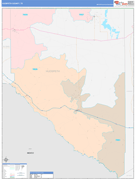 Hudspeth County, TX Digital Map Color Cast Style