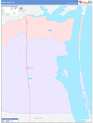 Kenedy County, TX Digital Map Color Cast Style