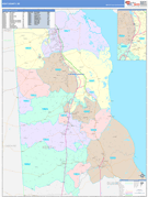 Kent County, DE Digital Map Color Cast Style