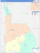 Lancaster County, SC Digital Map Color Cast Style
