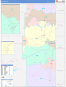 Lea County, NM Digital Map Color Cast Style