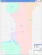 Liberty County, MT Digital Map Color Cast Style