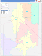 Lincoln County, CO Digital Map Color Cast Style