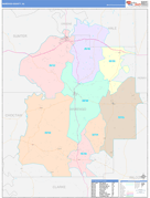 Marengo County, AL Digital Map Color Cast Style