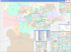 Maricopa County, AZ Digital Map Color Cast Style