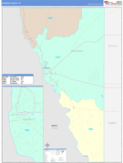 Maverick County, TX Digital Map Color Cast Style