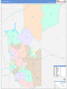 Mohave County, AZ Digital Map Color Cast Style