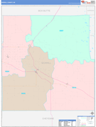 Morrill County, NE Digital Map Color Cast Style