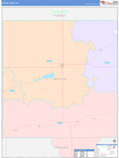 Norton County, KS Digital Map Color Cast Style